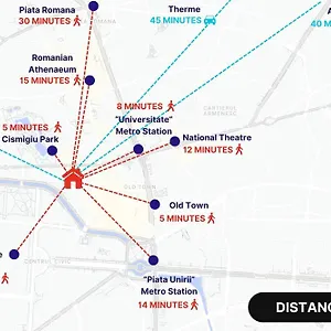  Appartamento Modern & Spacious - Prime Location Bucharest's Old Town